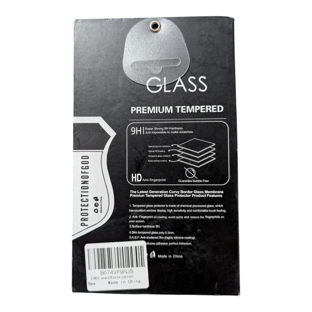 F9. Premium Tempered Glass 9H Screen Protector For LG K20